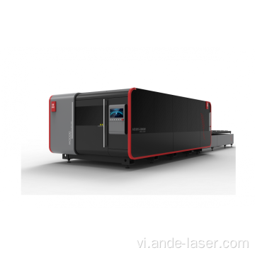 Bàn kép và Máy cắt Laser sợi bao phủ toàn bộ